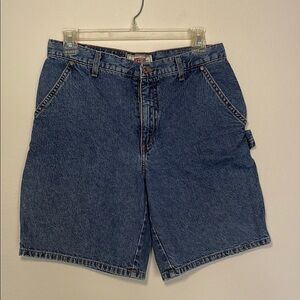 Guess Blue Jean Carpenter Shorts Relaxed Fit size 29